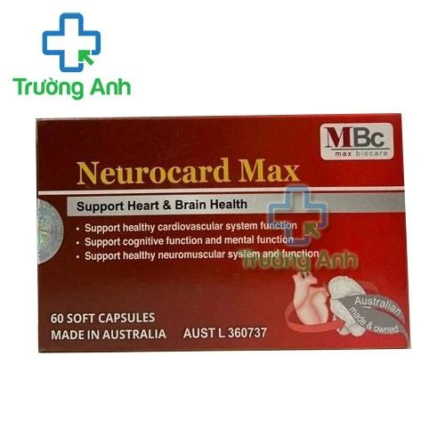 Thực Phẩm Bảo Vệ Sức Khỏe Neurocard Max - Hộp 6 vỉ x 10 viên