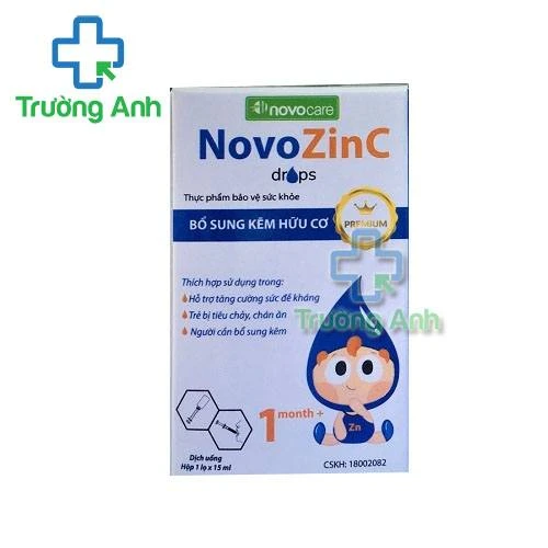 Thực Phẩm Bảo Vệ Sức Khỏe Novozinc Drops -  Hộp 1 lọ 15ml