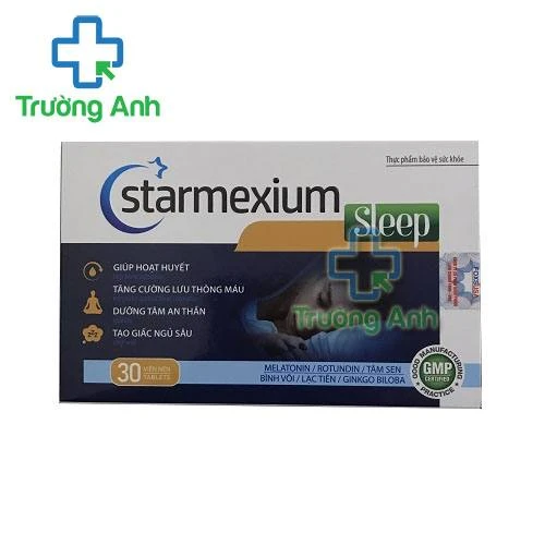 Thực Phẩm Bảo Vệ Sức Khỏe Starmexium Sleep - Hộp 30 viên