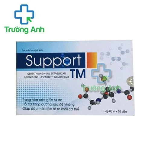 Thực Phẩm Bảo Vệ Sức Khỏe Support Tm - Hộp 3 vỉ x 10 viên