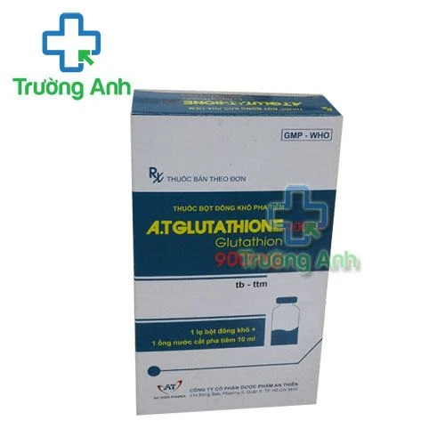 Thuốc A.t Glutathione 900 - Hộp 1 lọ thuốc + 1 ống dung môi