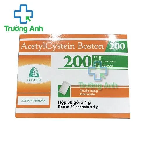 Thuốc Acetylcystein Boston 200Mg -   Hộp 30 gói
