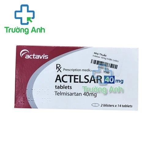 Thuốc Actelsar 40Mg -  Hộp 2 vỉ x 14 viên