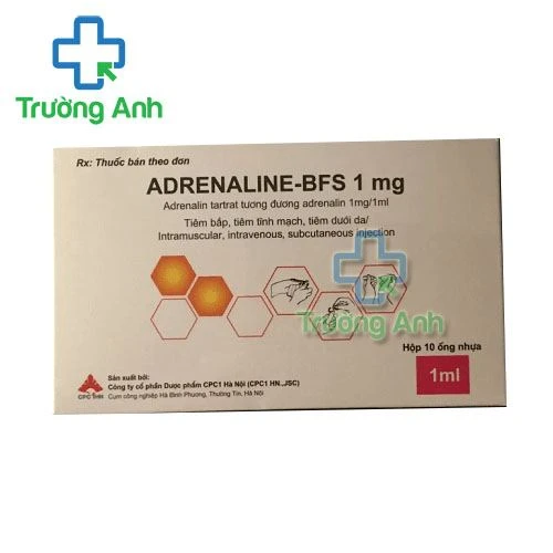 Thuốc Adrenaline-Bfs 1Mg -  Hộp 10 ống nhựa x 1ml