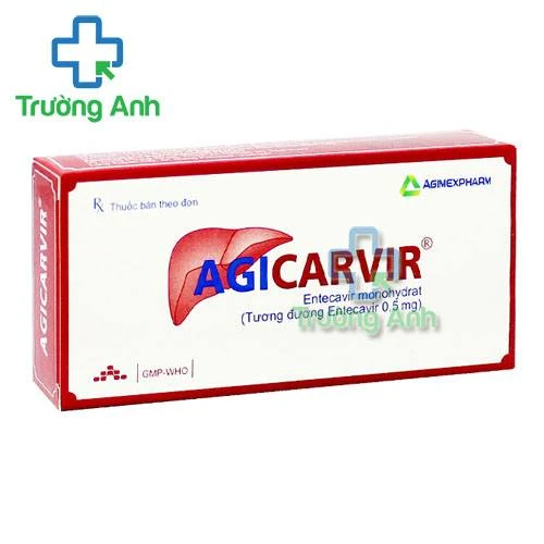 Thuốc Agicavir 0.5Mg -   Hộp 3 vỉ x 10 viên