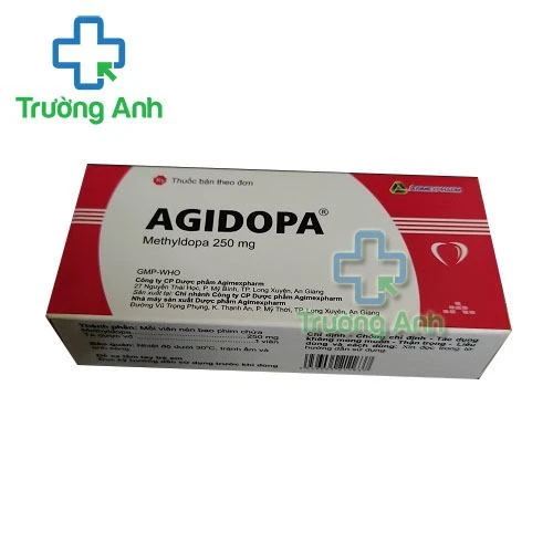 Thuốc Agidopa 250Mg -  Hộp 3 vỉ x 10 viên