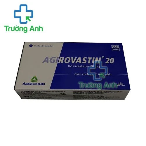 Thuốc Agirovastin 20Mg - Công ty cổ phần dược phẩm Agimexpharm 