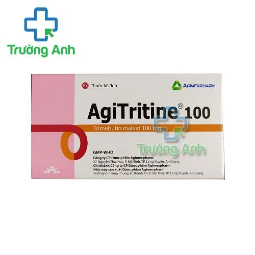 Thuốc Agitritine 100 Mg - Hộp 10 vỉ x 10 viên nén.