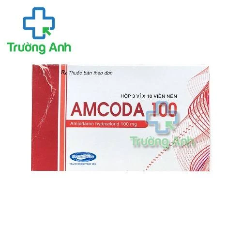 Thuốc Amcoda 100 Mg - Hộp 3 vỉ x 10 viên nén