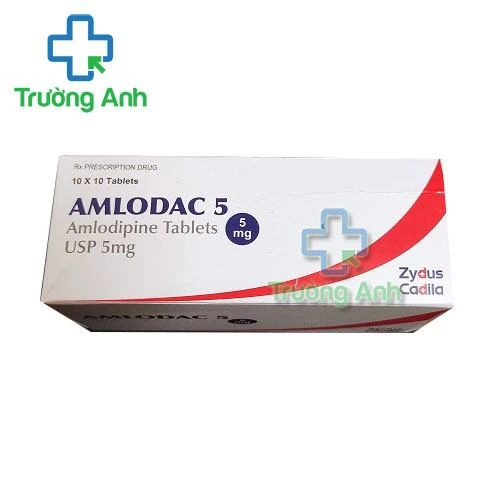 Thuốc Amlodac 5 Mg - Hộp 10 vỉ x 10 viên