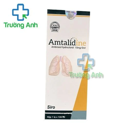 Thuốc Amtalidine 15Mg/5Ml - Hộp 1 chai 100ml và 1 cốc phân liều