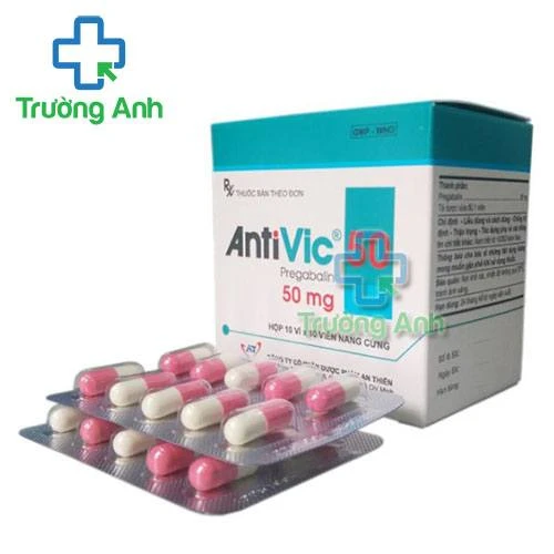 Thuốc Antivic 50Mg - Hộp 10 vỉ x 10 viên