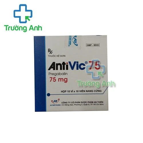 Thuốc Antivic 75 Mg -  Hộp 10 vỉ x 10 viên