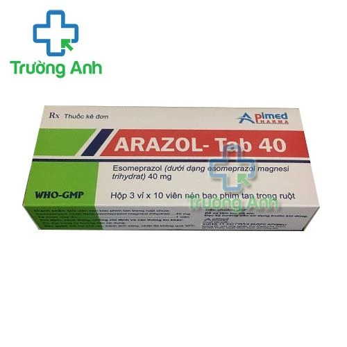 Thuốc Arazol-Tab 40 Mg - Công ty cổ phần Dược Apimed 