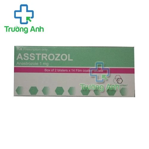 Thuốc Asstrozol 1Mg -  Hộp 2 vỉ x 14 viên