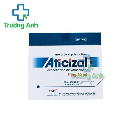 Thuốc Aticizal - Hộp 30 ống nhựa x 5ml