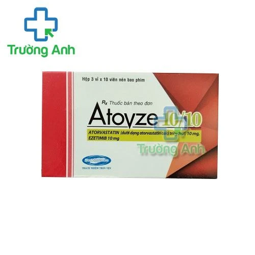 Thuốc Atovze 10/10 - Hộp 3 vỉ x 10 viên