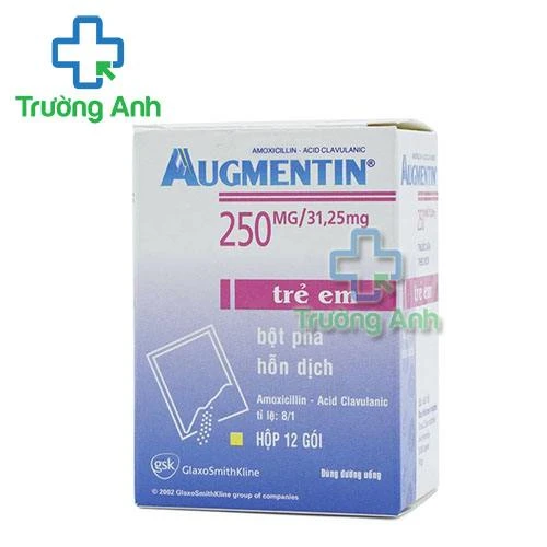 Thuốc Augmentin 250Mg/31,25Mg -  Hộp 12 gói