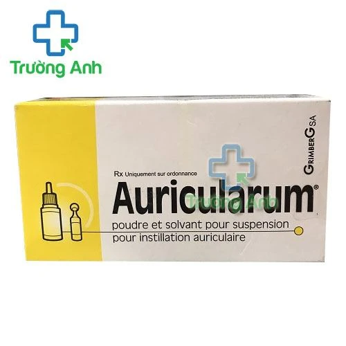 Thuốc Auricularum - Hộp 1 lọ bột khoảng 326mg và 1 ống dung môi 10ml