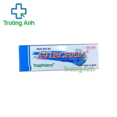 Thuốc Avircrem 250Mg Traphaco - Hộp 1 tuýp x 5 g