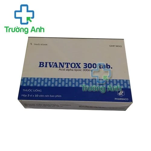 Thuốc Bivantox 300 Tab - Hộp 3 vỉ x 10 viên
