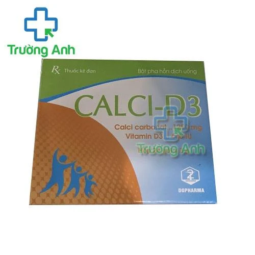 Thuốc Calci-D3 Dopharma - HỘp 24 gói