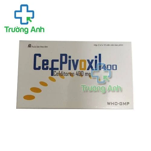 Thuốc Cefpivoxil 400Mg -   Hộp 3 vỉ x 10 viên