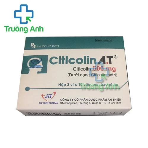 Thuốc Citicolin A.t 500Mg - Hộp 3 vỉ x 10 viên