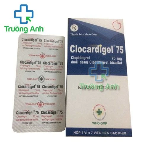 Thuốc Clocardigel 75 Mg - Hộp 4 vỉ x 7 viên