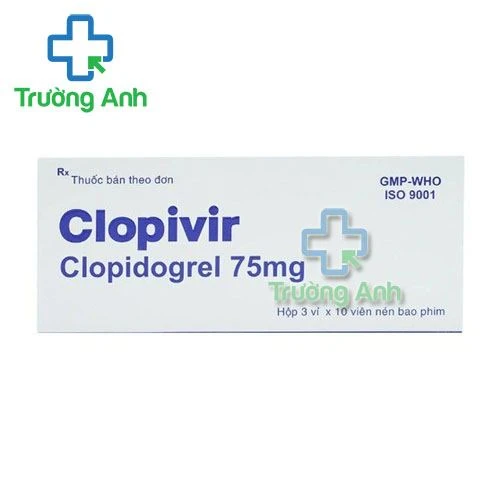 Thuốc Clopivir 75Mg - Công ty cổ phần Dược Vật tư Y tế Bình Định 