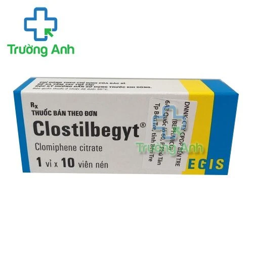 Thuốc Clostilbegyt 50Mg - Hộp 1 vỉ x 10 viên