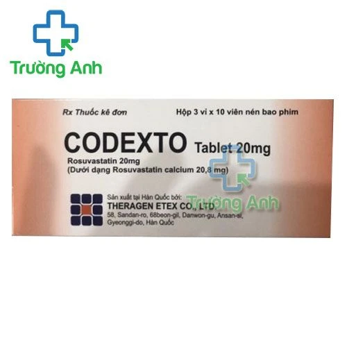 Thuốc Codexto Tablet 20Mg -  Hộp 3 vỉ x 10 viên