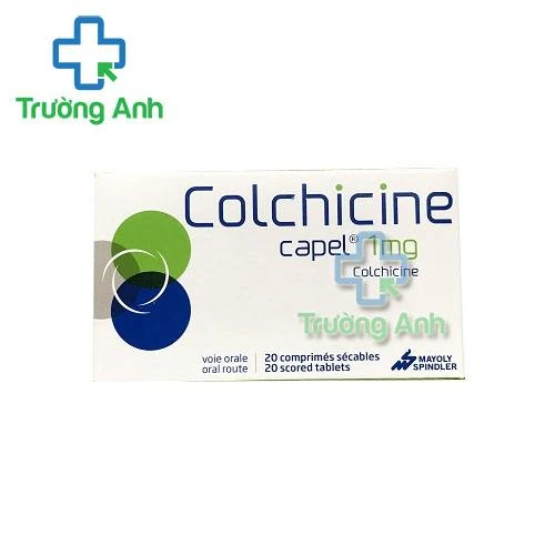 Thuốc Colchicine Capel 1Mg -   Hộp 1 vỉ x 20 viên