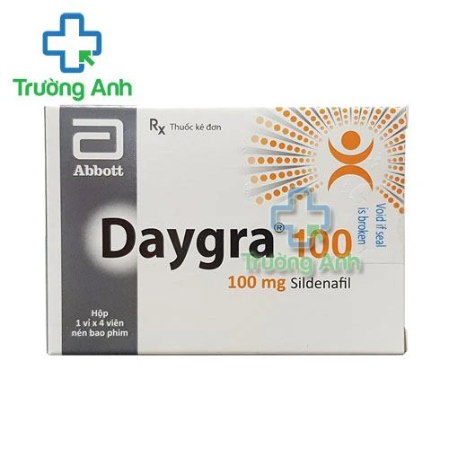 Thuốc Daygra 100 Mg - Hộp 1 vỉ x 4 viên