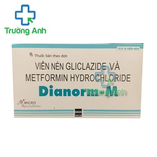 Thuốc Dianorm-M 80Mg/500Mg - Hộp 10 vỉ x 10 viên