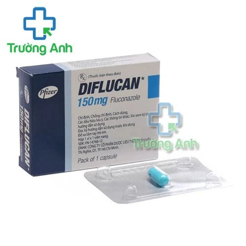 Thuốc Diflucan 150Mg -   Hộp 1 vỉ x 1 viên nang
