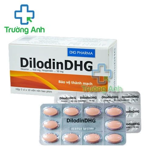 Thuốc Dilodindhg 450Mg/50Mg - Hộp 5 vỉ x 10 viên