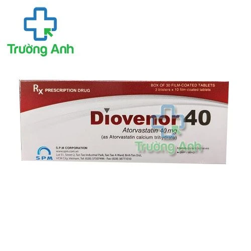 Thuốc Diovenor 40Mg - Hộp 3 vỉ x 10 viên