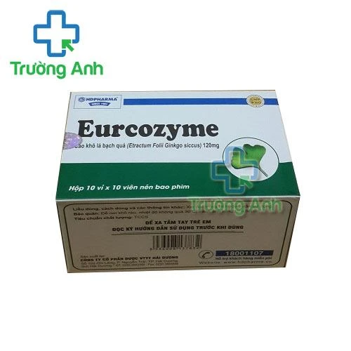 Thuốc Eurcozyme -   Hộp 10 vỉ x 10 viên