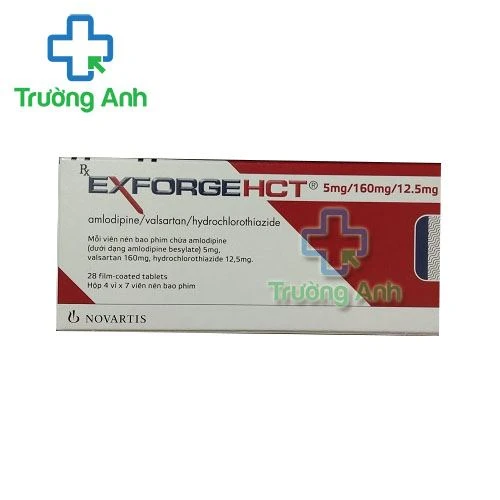 Thuốc Exforgehct 10Mg/160Mg/12.5Mg - Hộp 4 vỉ x 7 viên