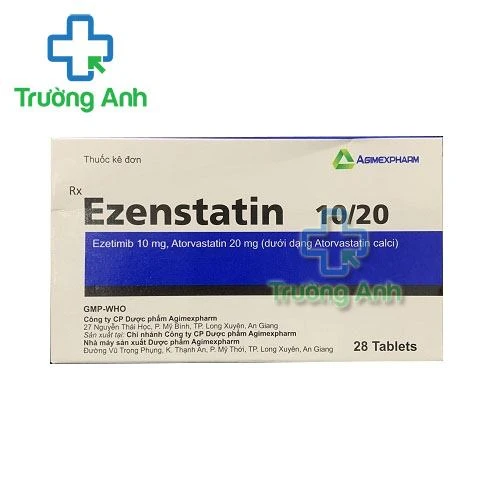 Thuốc Ezenstatin 10/20 - Hộp 28 viên