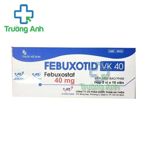 Thuốc Febuxotid Vk40 -  Hộp 3 vỉ x 10 viên