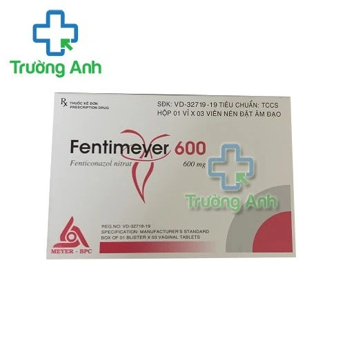 Thuốc Fentimeyer 600Mg - Hộp 1 vỉ xé x 3 viên