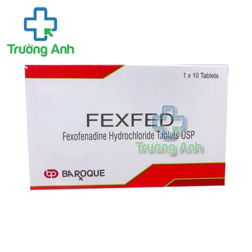 Thuốc Fexfed 180Mg - Baroque Pharmaceuticals Pvt. Ltd 
