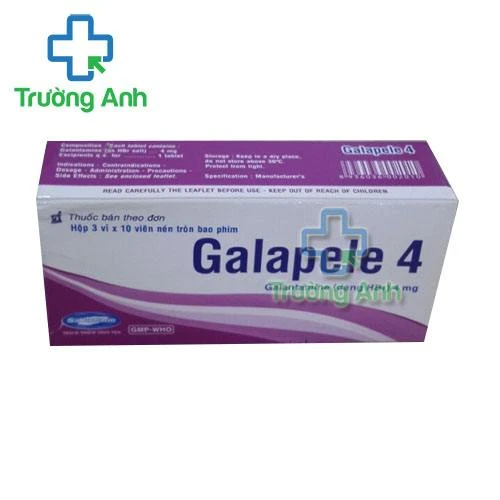 Thuốc Galapele 4Mg -   Hộp 3 vỉ x 10 viên