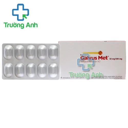 Thuốc Galvus Met 50Mg/500Mg - Hộp 6 vỉ x 10 viên