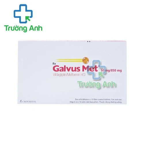 Thuốc Galvus Met 50Mg/850Mg - Hộp 6 vỉ x 10 viên