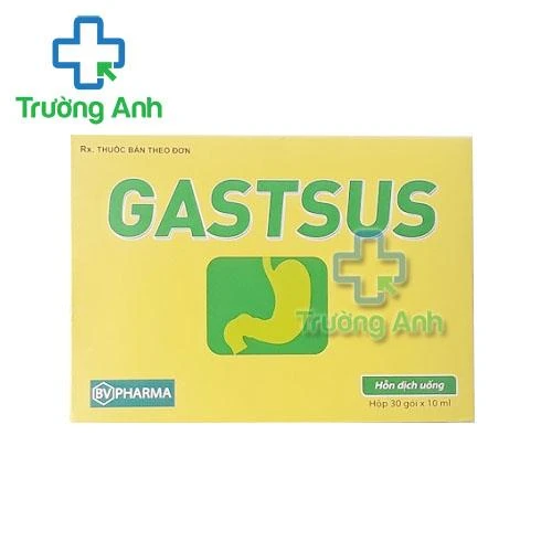 Thuốc Gastsus - Hộp 30 gói x 10ml (gói nhựa ghép nhôm)