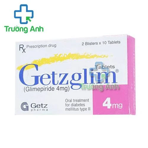 Thuốc Getzglim 4Mg - Hộp 3 vỉ x 10 viên