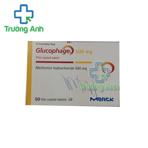 Thuốc Glucophage 500Mg -  Hộp 5 vỉ x 10 viên